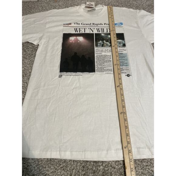 VTG 1994 Grand Rapids Press Whitecaps Wet & Wild Lee T-Shirt Mens XL - Picture 8 of 8